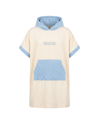 Dream Waves Azul - poncho 100% algodão, NOPerfection