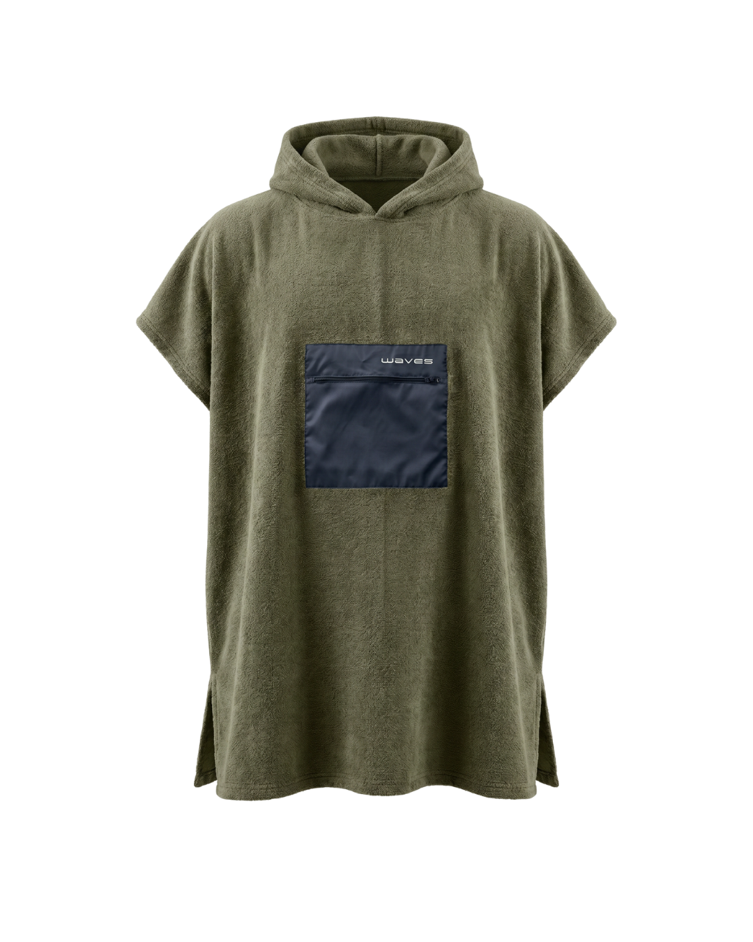 Poncho Waves Verde Escuro - 100% algodão, NOPerfection