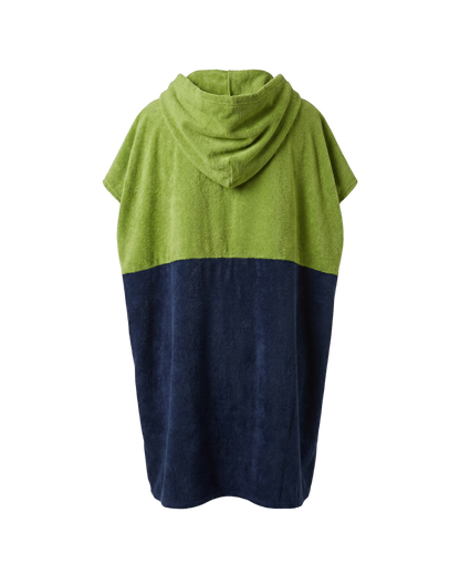 Poncho Waves ColorBlock Verde e Azul Marinho - 100% algodão, NOPerfection
