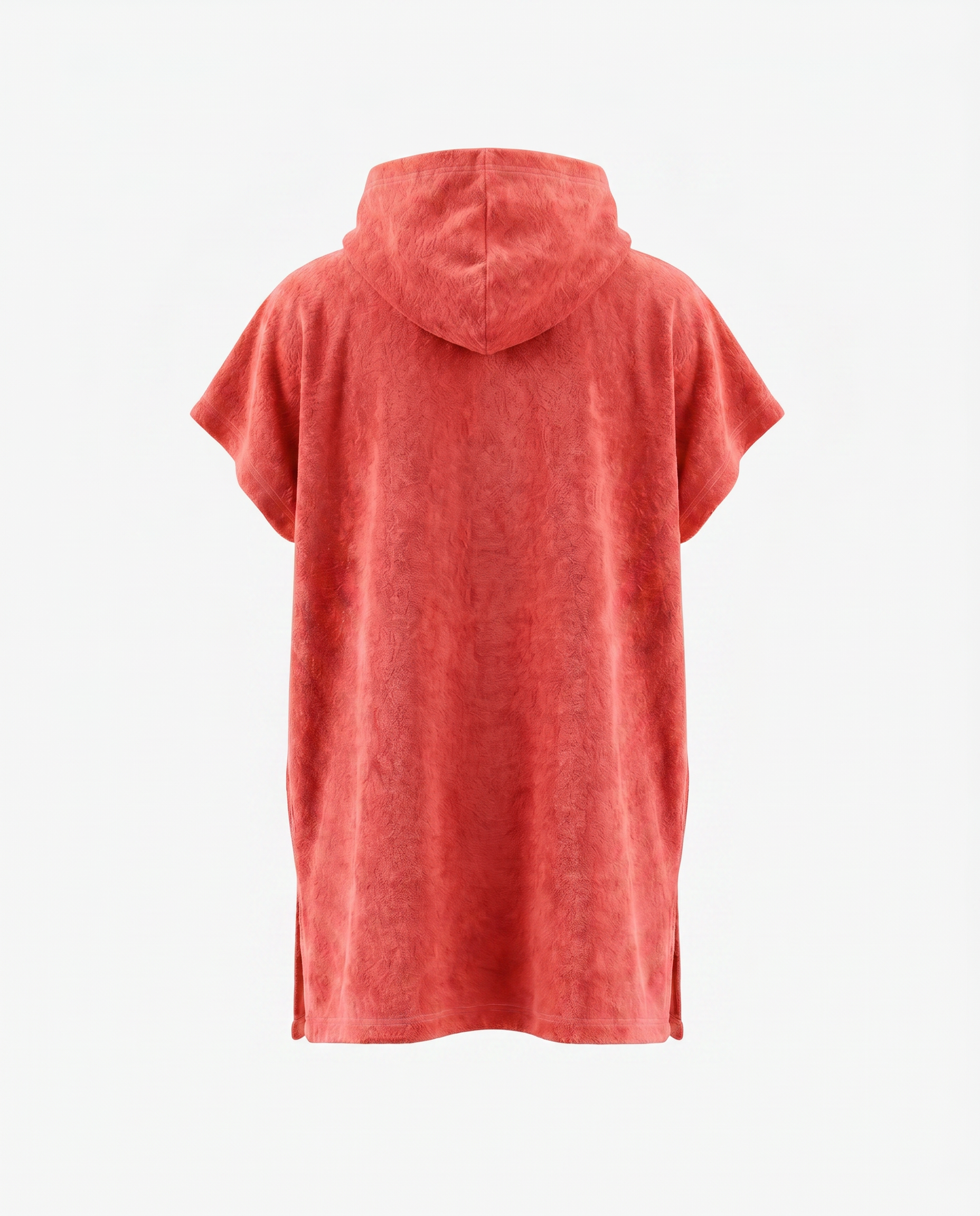 Poncho Waves Coral, costas, produto sem modelo